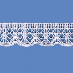 <strong>855/ 1</strong> - Lace Trimming Milenium/ White - Wide 2,5cm