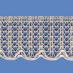 <strong>857/ 0</strong> - Lace Trimming Milenium/ Natural - Wide 4,5cm