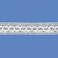 <strong>503/ 0</strong> - Lace Trimmig Ojito/Natural - Wide 2cm