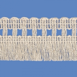 <strong>262/ 0</strong> - Cotton Fringes/ Natural - Wide 4cm