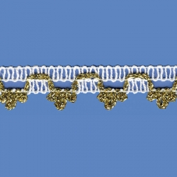 <strong>M43/ 1/ 81</strong> - White with Gold Lame Coronofito