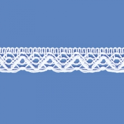 <strong>502/ 1</strong> - Lace Trimming Ojito/ White - Wide 2cm