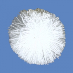 <strong>H68/1</strong> - Acrylic Pompon/ White