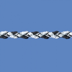 <strong>354/1/2</strong> - Combined braid/ Black and white