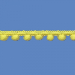 <strong>M44/ 37</strong> - Mini Pom Pom Loop Fringe/ Lemon