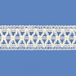 <strong>542/0</strong> - Cotton Lace Trimming/ Natural - Wide 2cm