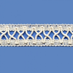 <strong>H14</strong> - Cotton Lace Trimming V Natural