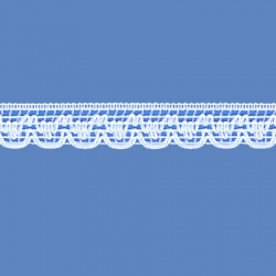 <strong>808/ 1</strong> - Handicraft Lace Trimming/ White