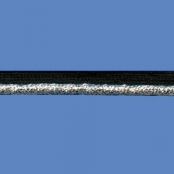 <strong>X11/2/82</strong> - Cord trim lame/ White-Silver