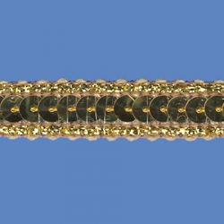 <strong>V13/ 10/81</strong> - Sequin Trim/ Beige and Gold