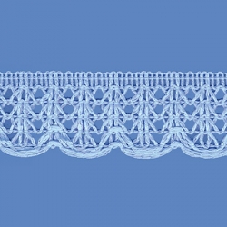 <strong>R3/ 4</strong> - Lace Trimming Milenium/ Sky Blue - Wide 3cm