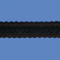 <strong>V13/ 2/2</strong> - Sequin Trim/ Black and Black