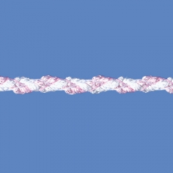 <strong>354/1/3</strong> - Combined braid/  Pink and white
