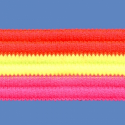 <strong>T24F/ 7/14/13</strong> - Arcobaleno fino fluo/ naranja-fucsia-verde fluo